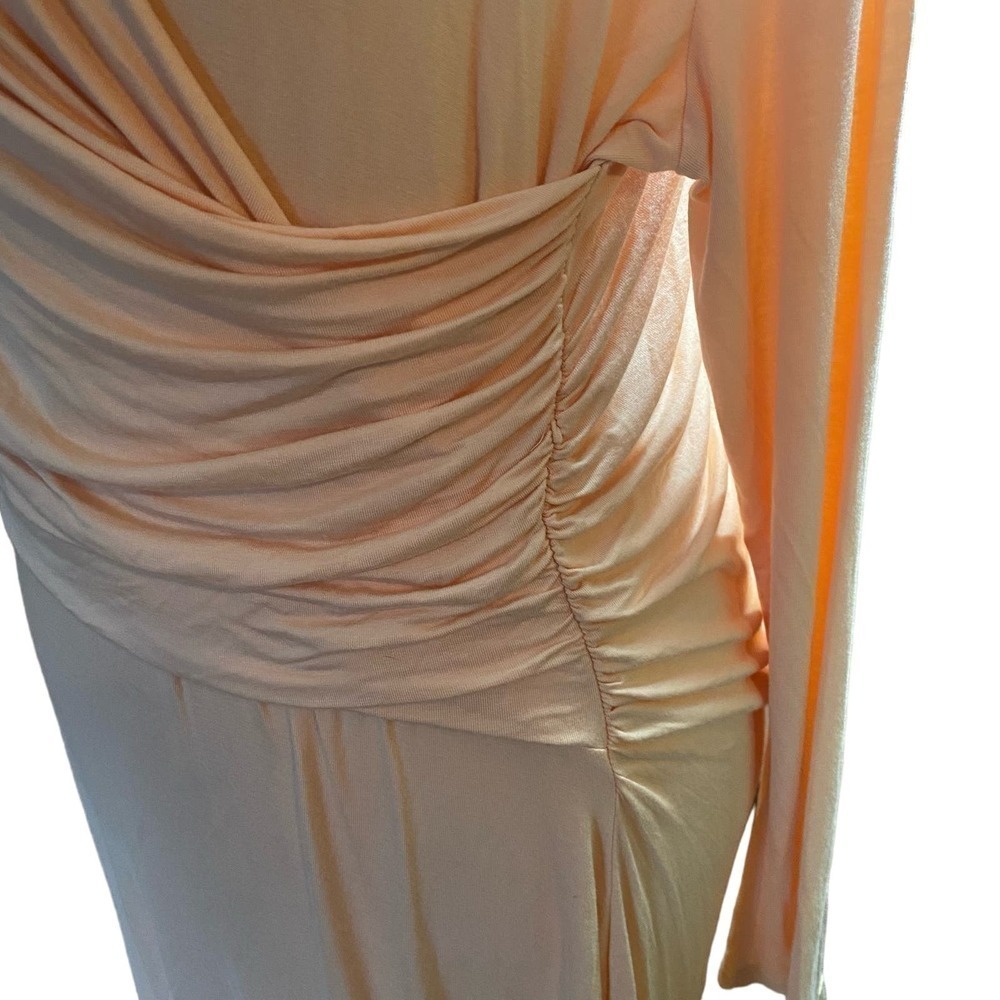 AMELIA Women’s Dress, "Arrico Ice" Size 2X, Peach Color, Midi Length - Picture 7 of 8